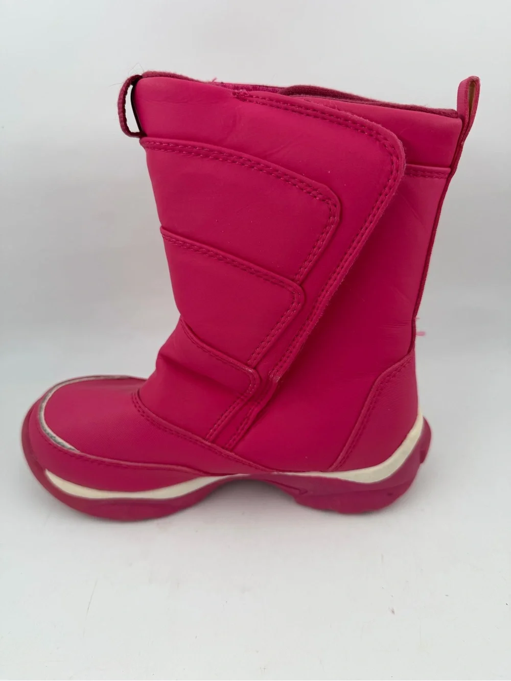 Lands End Girl’s Pink Insulated-SZ 13C M- Winter Snow Boots